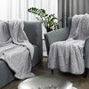 Koc EUROFIRANY Koala 200 x 220 cm Stalowy Kolor Stalowy