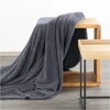 Koc EUROFIRANY D91 Lori 170 x 210 cm Stalowy Kolor Stalowy