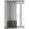 Firana gotowa EUROFIRANY Carli 140 x 250 cm Czarny Materiał 100% poliester