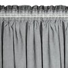 Firana gotowa EUROFIRANY Carli 140 x 250 cm Czarny Zawartość zestawu 1 x firana 140 x 250 cm