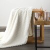 Koc EUROFIRANY D91 Lisa 150 x 200 cm Biały Informacje dodatkowe Sprawdzi się jako ciepłe okrycie