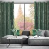 Zasłona EUROFIRANY Libi 140 x 250 cm Zielono-złoty Szerokość [cm] 140