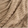 Koc EUROFIRANY D91 Lisa 130 x 170 cm Beżowy Rozmiar [cm] 130 x 170