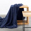 Koc EUROFIRANY D91 Lori 150 x 200 cm Granatowy Informacje dodatkowe Prać w temperaturze 30°C