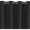 Zasłona EUROFIRANY Adari 140 x 250 cm Czarny