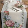 Bieżnik EUROFIRANY Cho 1227 45 x 140 cm Popielaty Materiał Bawełna