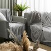Koc EUROFIRANY Tedy 150 x 200 cm Srebrny Kolor Srebrny