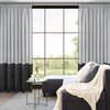 Zasłona EUROFIRANY Marion 140 x 270 cm Czarny Styl Efektowny