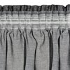 Zasłona EUROFIRANY Marion 140 x 270 cm Czarny Materiał 100% poliester - etamina