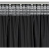 Zasłona EUROFIRANY Marion 2 140 x 270 cm Czarny Liczba elementów w zestawie 1