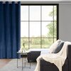 Zasłona EUROFIRANY Ariadna 140 x 250 cm Granatowy Wysokość [cm] 250