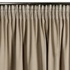 Zasłona EUROFIRANY Carli 140 x 270 cm Ciemnobeżowy Materiał Poliester