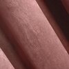 Zasłona EUROFIRANY Rosa 140 x 270 cm Ciemnoróżowy Materiał 100% poliester - welwet