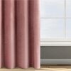 Zasłona EUROFIRANY Rosa 140 x 270 cm Ciemnoróżowy Kolor Ciemnoróżowy