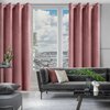 Zasłona EUROFIRANY Rosa 140 x 270 cm Ciemnoróżowy Styl Glamour