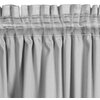 Zasłona EUROFIRANY Dani 140 x 270 cm Srebrny Materiał 100% poliester - welwet