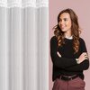 Firana gotowa EUROFIRANY Rosalie 140 x 250 cm Biały Gwarancja 24 miesiące