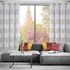 Zasłona EUROFIRANY Margaret 140 x 250 cm Srebrny Liczba elementów w zestawie 1