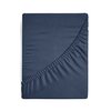 Prześcieradło EUROFIRANY Design 91 393158 Jersey 180 x 200 cm Granatowy Nieprzemakalne Nie