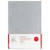 Prześcieradło EUROFIRANY Jersey D91 z gumką 240 x 220 cm Jasnoszary Materiał Bawełna