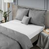 Prześcieradło EUROFIRANY Design 91 397053 Jersey 180 x 200 cm Biały Kolor Biały