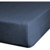 Prześcieradło EUROFIRANY Jersey D91 z gumką 240 x 220 cm Granatowy Rozmiar [cm] 240 x 220