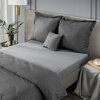 Prześcieradło EUROFIRANY Design 91 Jersey z gumką 220 x 200 cm Stalowy Informacje dodatkowe Przyjemne i miłe w dotyku