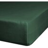 Prześcieradło EUROFIRANY Jersey D91 z gumką 240 x 220 cm Butelkowy zielony Rozmiar [cm] 240 x 220
