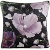Poszewka EUROFIRANY Velvet 116 45 x 45 cm Czarno-fioletowy