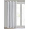 Firana gotowa EUROFIRANY Gina 140 x 250 cm Biało-srebrny Materiał 100% poliester