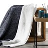 Koc EUROFIRANY Panda 150 x 200 cm Granatowo-biały Materiał Poliester