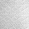 Koc EUROFIRANY Warkocz 150 x 200 cm Biały Materiał Poliester