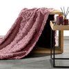 Koc EUROFIRANY Warkocz 200 x 220 cm Różowy Informacje dodatkowe Gramatura: 260 g/m2