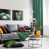 Zasłona EUROFIRANY Villa 140 x 270 cm Ciemnozielony Szerokość [cm] 140