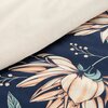 Komplet pościeli EUROFIRANY Nika 49 140 x 200 cm Granatowy Rozmiar [cm] 140 x 200