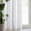 Zasłona EUROFIRANY Laurel 140 x 250 cm Biały Materiał 100% poliester