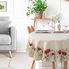Obrus EUROFIRANY Cho 1306 100 x 100 cm Naturalny Materiał Poliester