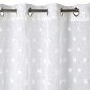 Zasłona EUROFIRANY Design 91 Stella 140 x 250 cm Biały