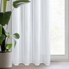 Firana gotowa EUROFIRANY Tina 140 x 270 cm Biały Materiał 100% poliester