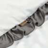 Pościel EUROFIRANY Eliza 160 x 200 cm Popielato-biały Materiał Poliester