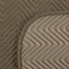 Narzuta EUROFIRANY Len 3 170 x 210 cm Ciemnobeżowy Materiał Poliester