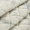 Narzuta EUROFIRANY Blink 3 220 x 240 cm Biało-srebrny Materiał Poliester