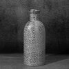 Wazon EUROFIRANY Riso 12 x 8 x 30 cm Srebrny Materiał Glinka ceramiczna