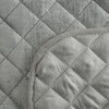 Narzuta EUROFIRANY Blink 3 220 x 240 cm Srebrny Materiał Tkanina welwet