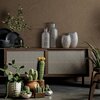 Wazon EUROFIRANY Riso 16 x 11 x 40 cm Srebrny Gwarancja 24 miesiące