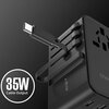 Adapter podróżny CHOETECH PD5020 35W Czarny Maksymalne obciążenie [W] 35