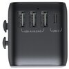 Adapter podróżny JOYROOM JR-TCW01 17W Czarny Wykonanie Tworzywo sztuczne