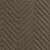 Narzuta EUROFIRANY Len 3 200 x 220 cm Ciemnobeżowy Materiał Poliester