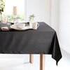 Obrus EUROFIRANY Melinda 140 x 220 cm Czarny Typ Obrus