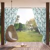 Zasłona EUROFIRANY Garden2 155 x 240 cm Biało-zielony Przeznaczenie Na balkon